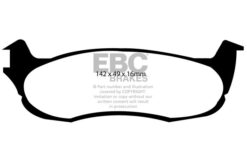 DP41633R EBC Yellowstuff Street and Track Brake Pad Set [Rear] - Image 2