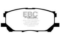 EBC Greenstuff Brake Pads - DP61681 - Image 2