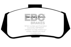 EBC Ultimax Brake Pad Set (REAR) DP173 - Image 2