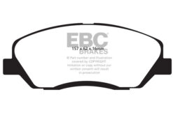 EBC Greenstuff 2000 Brake Pad Set (FRONT) DP21783 - Image 2