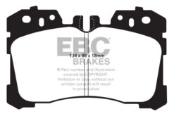 EBC Greenstuff 2000 Brake Pad Set (FRONT) DP21811 - Image 2