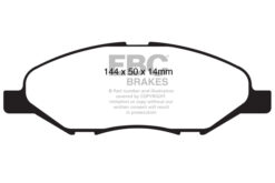 EBC Greenstuff 2000 Brake Pad Set (FRONT) DP21832 - Image 2