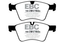 DP41860R EBC Yellowstuff Street and Track Brake Pad Set [Front] - Image 2