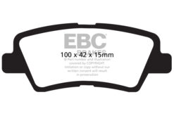 EBC Ultimax OEM Replacement Brake Pad Set DP1875 [Rear] - Image 2