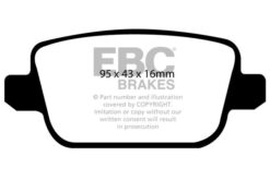 DP41933R EBC Yellowstuff Street and Track Brake Pad Set [Rear] - Image 2