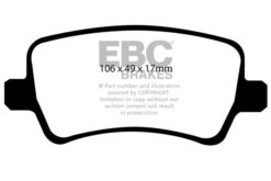 EBC Redstuff Brake Pads - DP31934C - Image 2