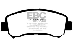 DP41954R EBC Yellowstuff Street and Track Brake Pad Set [Front] - Image 2