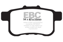 EBC Ultimax OEM Replacement Brake Pad Set DP1987 [Rear] - Image 2