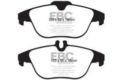DP41990R EBC Yellowstuff Street and Track Brake Pad Set [Rear] - Image 2
