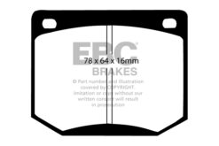 EBC Greenstuff 2000 Brake Pad Set (FRONT) DP2216 - Image 2