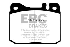 Alternative view of DP4261R EBC Yellowstuff Street and Track Brake Pad Set [Front]