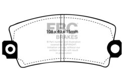 EBC Greenstuff 2000 Brake Pad Set (FRONT) DP2269 - Image 2