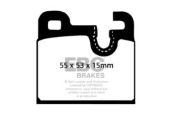 EBC Ultimax Brake Pad Set (REAR) DP283 - Image 2