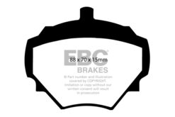 EBC Ultimax Brake Pad Set (REAR) DP294 - Image 2