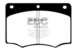 EBC Redstuff Brake Pads - DP3296C - Image 2