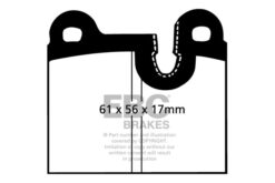 EBC Ultimax Brake Pad Set (REAR) DP311 - Image 2