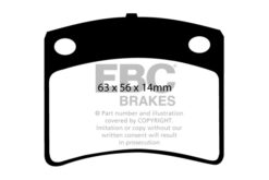 EBC Ultimax Brake Pad Set (REAR) DP367 - Image 2