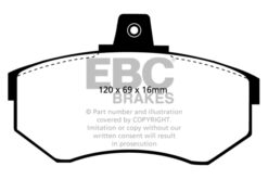 EBC Greenstuff 2000 Brake Pad Set (FRONT) DP2369/2 - Image 2