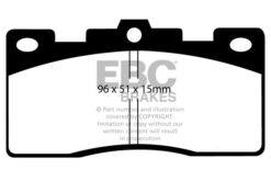 EBC Ultimax Brake Pad Set (REAR) DP376 - Image 2