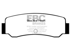 EBC Ultimax Brake Pad Set (REAR) DP392 - Image 2