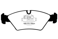Alternative view of DP4414R EBC Yellowstuff Street and Track Brake Pad Set [Front]