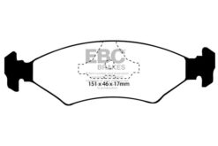 Alternative view of DP4415R EBC Yellowstuff Street and Track Brake Pad Set [Rear]