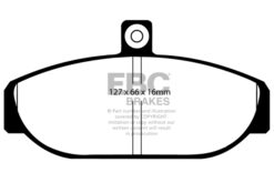Alternative view of DP4435R EBC Yellowstuff Street and Track Brake Pad Set [Front]