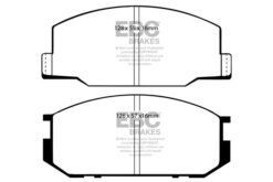 Alternative view of DP4456R EBC Yellowstuff Street and Track Brake Pad Set [Front]