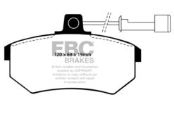 Alternative view of DP4486R EBC Yellowstuff Street and Track Brake Pad Set [Front]