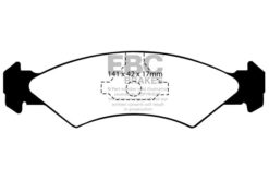 Alternative view of DP4512R EBC Yellowstuff Street and Track Brake Pad Set [Front]