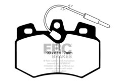 Alternative view of DP4626R EBC Yellowstuff Street and Track Brake Pad Set [Front]