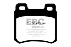 EBC Ultimax Brake Pad Set (REAR) DP671 - Image 2
