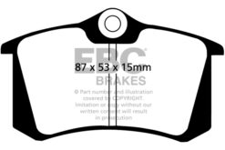 Alternative view of EBC Ultimax Brake Pad Set (REAR) DP680