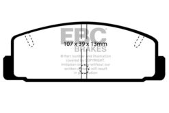 Alternative view of DP4729R EBC Yellowstuff Street and Track Brake Pad Set [Rear]