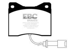 Alternative view of DP4753R EBC Yellowstuff Street and Track Brake Pad Set [Front]