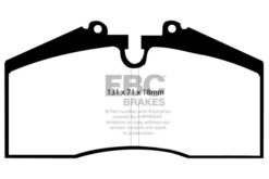 Alternative view of DP4767R EBC Yellowstuff Street and Track Brake Pad Set [Rear]