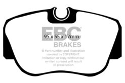 EBC Greenstuff 2000 Brake Pad Set (FRONT) DP2778 - Image 2
