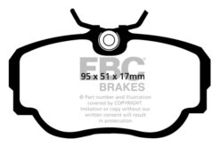 Alternative view of DP4779R EBC Yellowstuff Street and Track Brake Pad Set [Front]