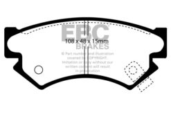 EBC Ultimax Brake Pad Set (FRONT) DP822 - Image 2