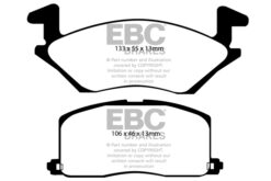 EBC Ultimax Brake Pad Set (FRONT) DP879 - Image 2