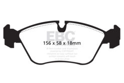 Alternative view of DP4880R EBC Yellowstuff Street and Track Brake Pad Set [Front]