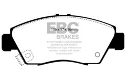 Alternative view of DP4891R EBC Yellowstuff Street and Track Brake Pad Set [Front]