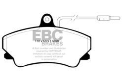 EBC Ultimax Brake Pad Set (FRONT) DP952 - Image 2