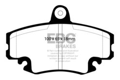 EBC Greenstuff 2000 Brake Pad Set (FRONT) DP2959 - Image 2