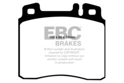 Alternative view of DP4963R EBC Yellowstuff Street and Track Brake Pad Set [Front]
