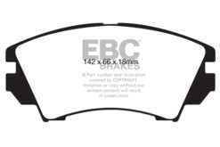 DP42014R EBC Yellowstuff Street and Track Brake Pad Set [Front] - Image 2