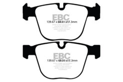 EBC Ultimax OEM Replacement Brake Pad Set DPX2020 [Rear] - Image 2
