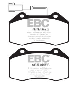 EBC Greenstuff 2000 Brake Pad Set (FRONT) DP22021 - Image 2