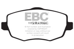 EBC Ultimax OEM Replacement Brake Pad Set DPX2043 [Front] - Image 2