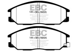 EBC Ultimax OEM Replacement Brake Pad Set DPX2049 [Front] - Image 2